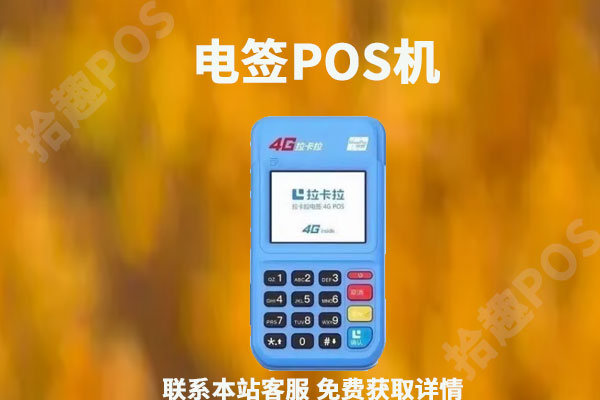 个人电签pos机哪个品牌比较好?从哪个平台办理