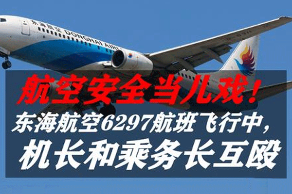 东海航空机长与男性乘务长互殴，公司已开展整顿工作