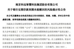 科远智慧发布风险提示性公告，科远智慧能源两笔定期存款到期尚未到